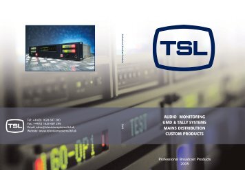 TSL BROCHURE - LOGIC media solutions GmbH