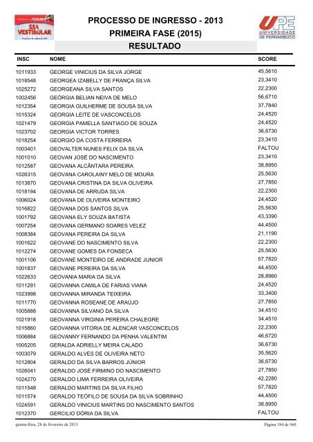 SSA1-RESULTADO