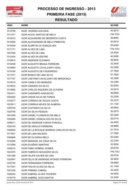 SSA1-RESULTADO