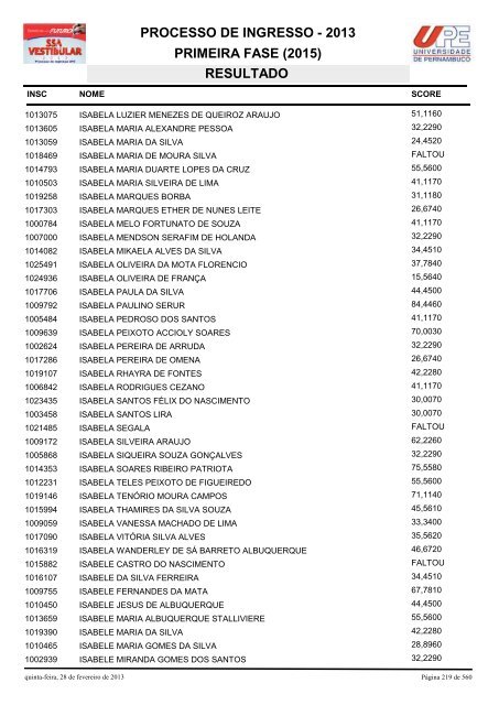 SSA1-RESULTADO