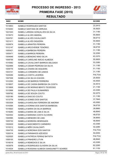 SSA1-RESULTADO