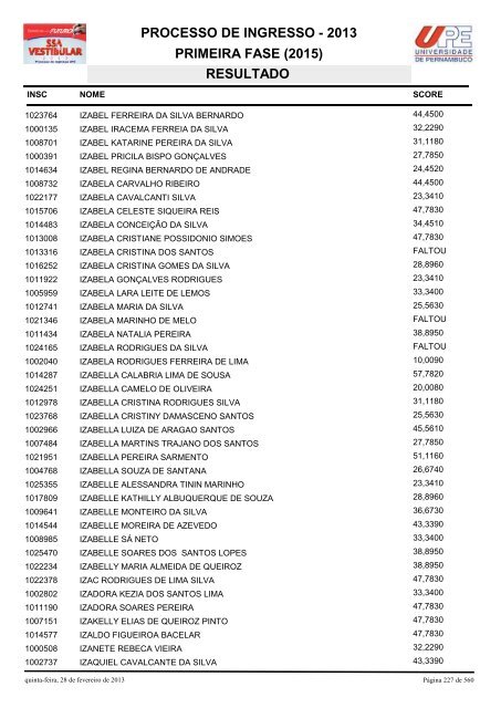 SSA1-RESULTADO