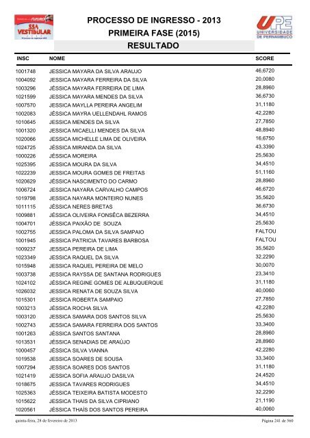 SSA1-RESULTADO