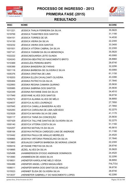 SSA1-RESULTADO