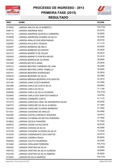 SSA1-RESULTADO