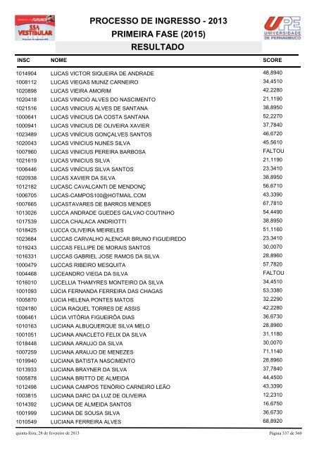 SSA1-RESULTADO