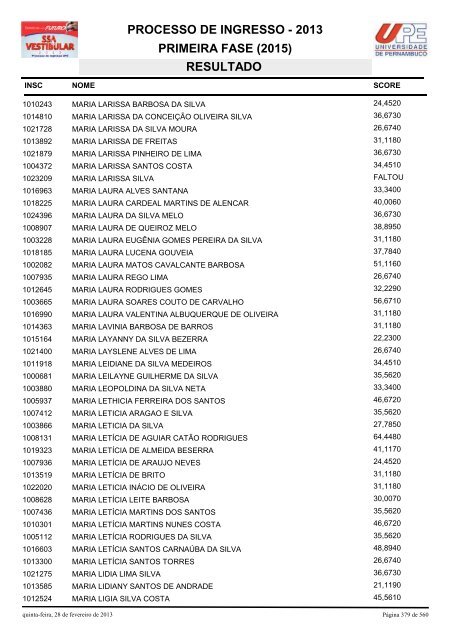 SSA1-RESULTADO