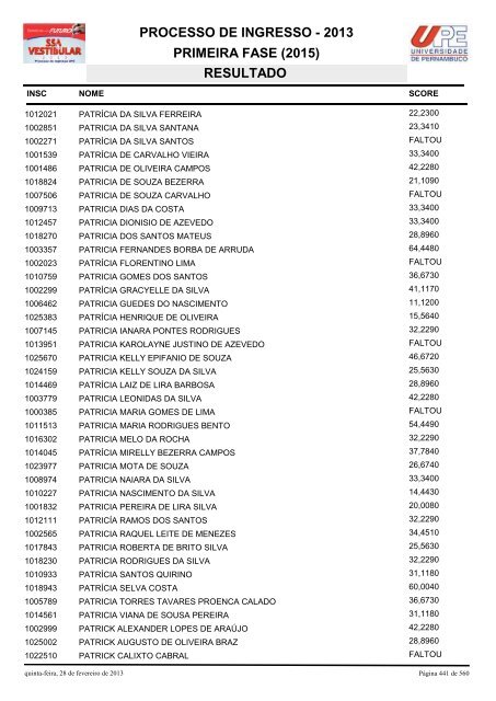 SSA1-RESULTADO