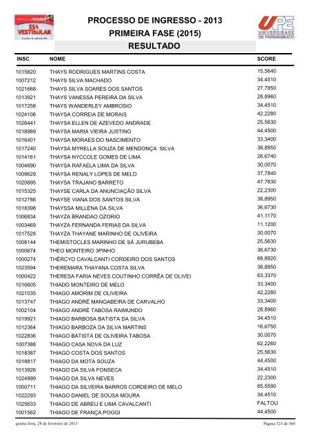 SSA1-RESULTADO