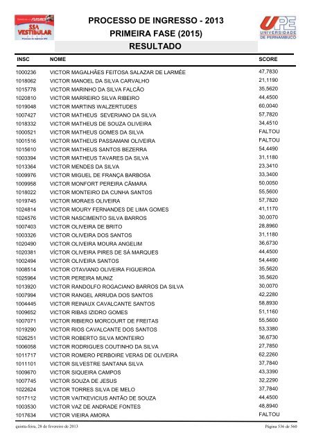 SSA1-RESULTADO