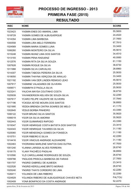 SSA1-RESULTADO