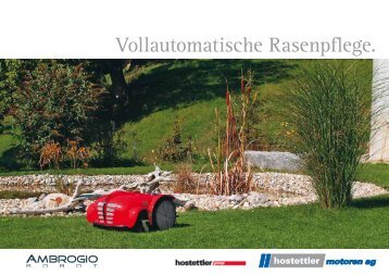 Vollautomatische Rasenpflege. - Ambrogio Robot