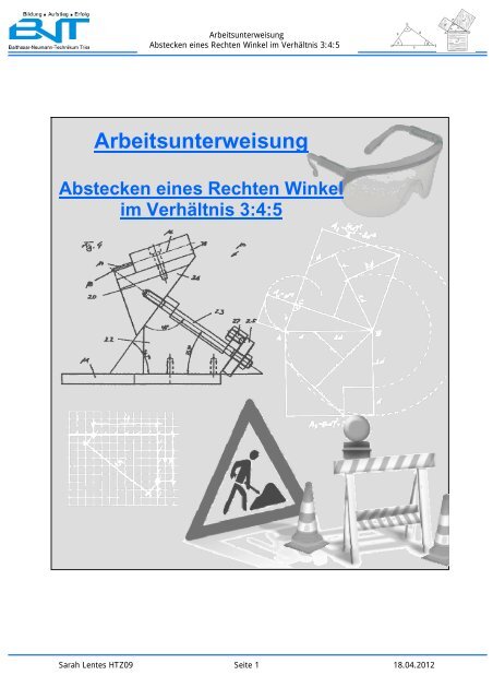 Arbeitsunterweisung Balthasar Neumann Technikum Trier Arbeitsunterweisung Balthasar Neumann Technikum Trier