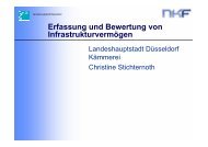 Erfassung und Bewertung von Infrastrukturvermögen - Neues ...