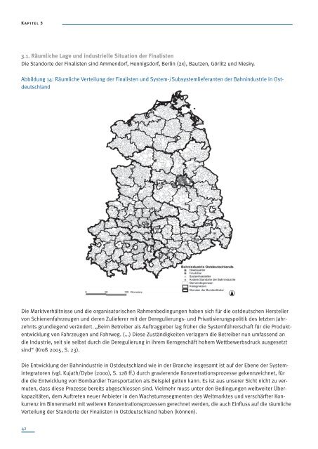 Die Struktur der Bahnindustrie in Ostdeutschland - Otto Brenner Shop