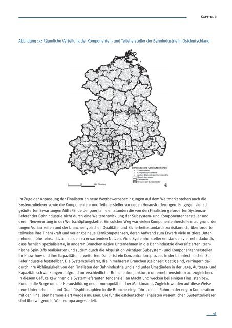 Die Struktur der Bahnindustrie in Ostdeutschland - Otto Brenner Shop