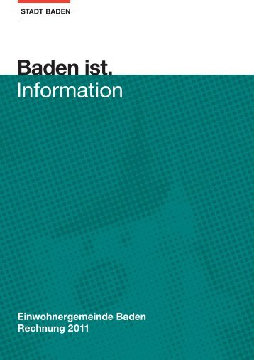Rechnung 2011 - Baden