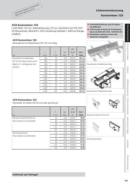 Preisliste 2013