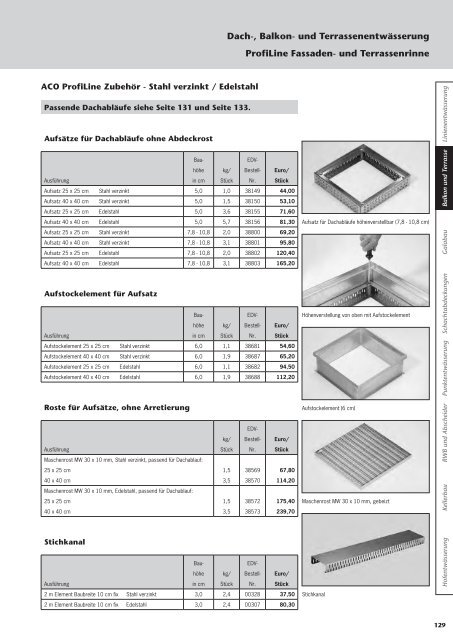 Preisliste 2013