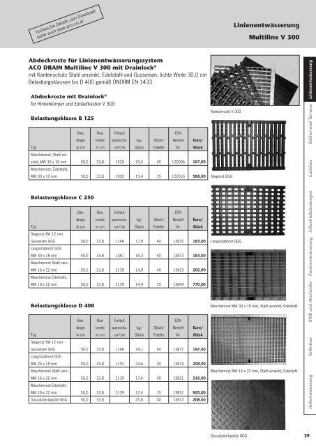 Preisliste 2013