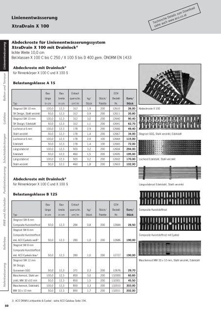 Preisliste 2013