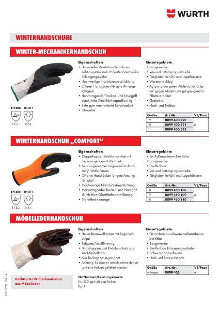 WINTERHANDSCHUHE WINTER-MECHANIKERHANDSCHUH ...