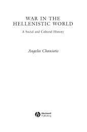 WAR IN THE HELLENISTIC WORLD