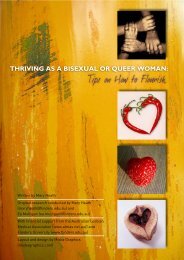 thriving as a bisexual or queer woman - Flinders Academic ...