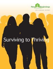 Surviving to Thriving - New Beginnings