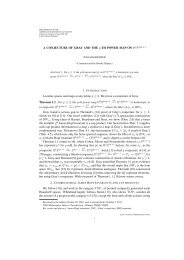 A CONJECTURE OF GRAY AND THE p-TH POWER MAP ON Ω ...