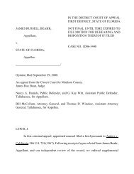 JAMES RUSSELL BEAHR, Appellant, v. STATE OF FLORIDA ...
