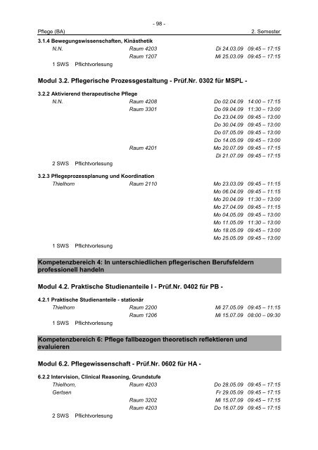 Sommersemester 2009 ‹download pdf› - Katholische Hochschule ...