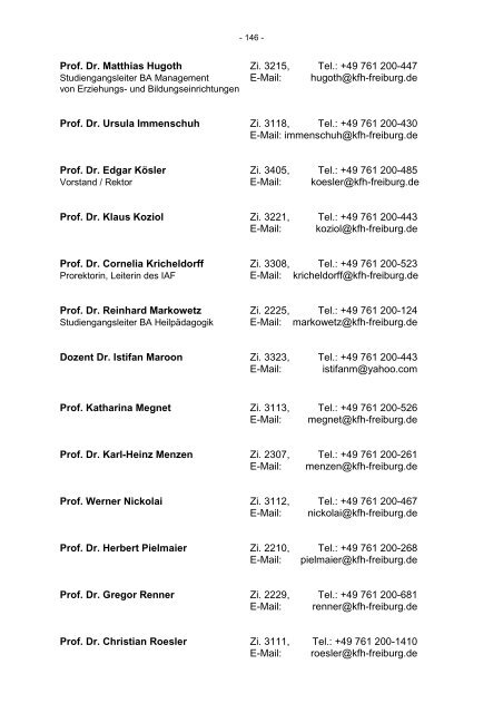 Sommersemester 2009 ‹download pdf› - Katholische Hochschule ...