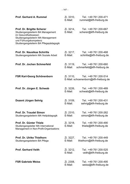 Sommersemester 2009 ‹download pdf› - Katholische Hochschule ...