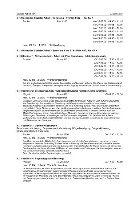 Sommersemester 2009 ‹download pdf› - Katholische Hochschule ...