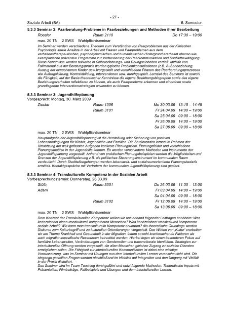 Sommersemester 2009 ‹download pdf› - Katholische Hochschule ...