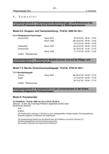 Sommersemester 2009 ‹download pdf› - Katholische Hochschule ...