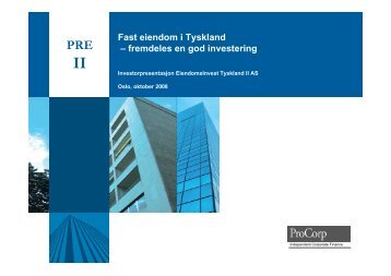 Fast eiendom i Tyskland â€“ fremdeles en god investering - NORCAP