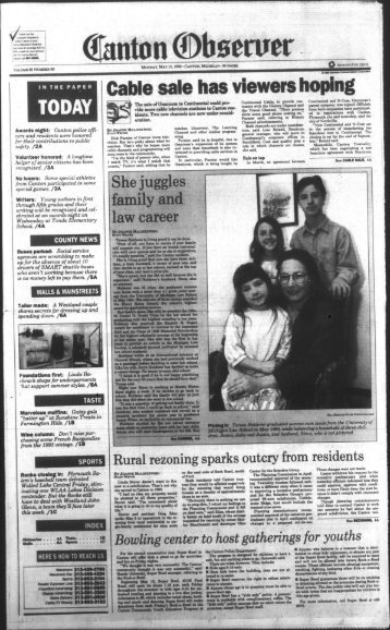 Canton Observer for May 15, 1995 - Canton Public Library