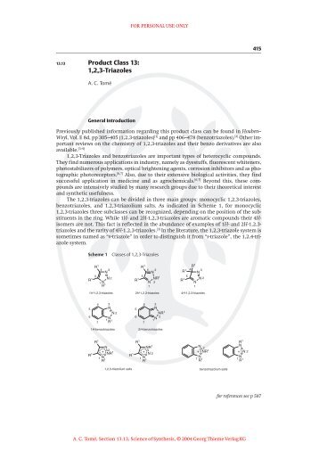 Product Class 13: 1,2,3-Triazoles