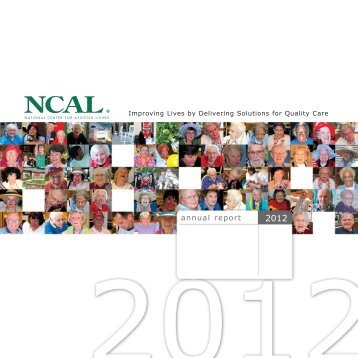 NCAL 2012 Annual Report - American Health Care Association