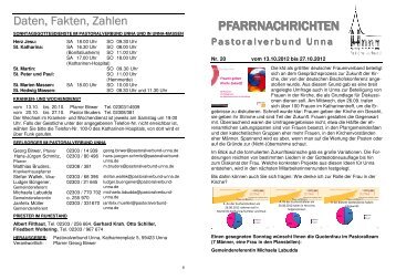 PFARRNACHRICHTEN 13.10.2012.pdf - Pastoralverbund Unna