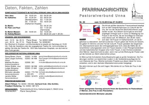 PFARRNACHRICHTEN 13.10.2012.pdf - Pastoralverbund Unna