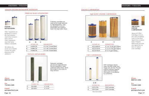 Aircraft Refueling Parts & Supplies Catalog - Avfuel