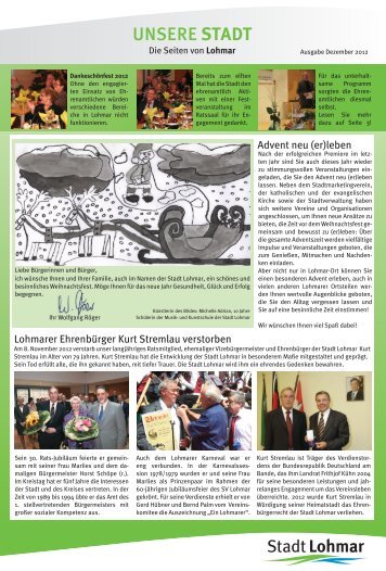 Ausgabe Dezember - Stadt Lohmar