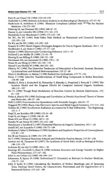 198 Topics in Current Chemistry Editorial Board: A. de Meijere KN ...