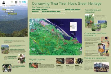 Conserving Thua Thien Hue´s Green Heritage - The Green Corridor ...