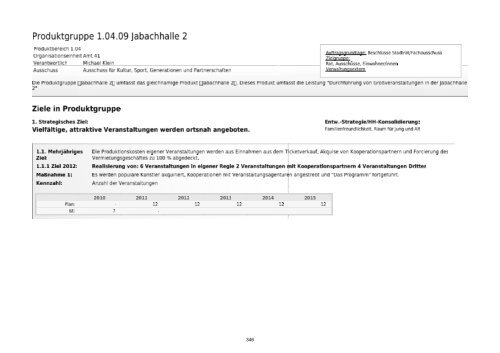 Entwurf Haushaltsplan 2012 - Stadt Lohmar