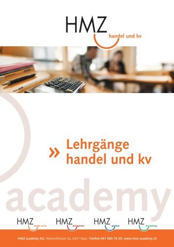 Unser Angebot - HMZ academy AG