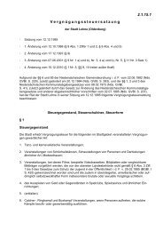 2.1.15.1 Vergnügungssteuersatzung - Stadt Lohne